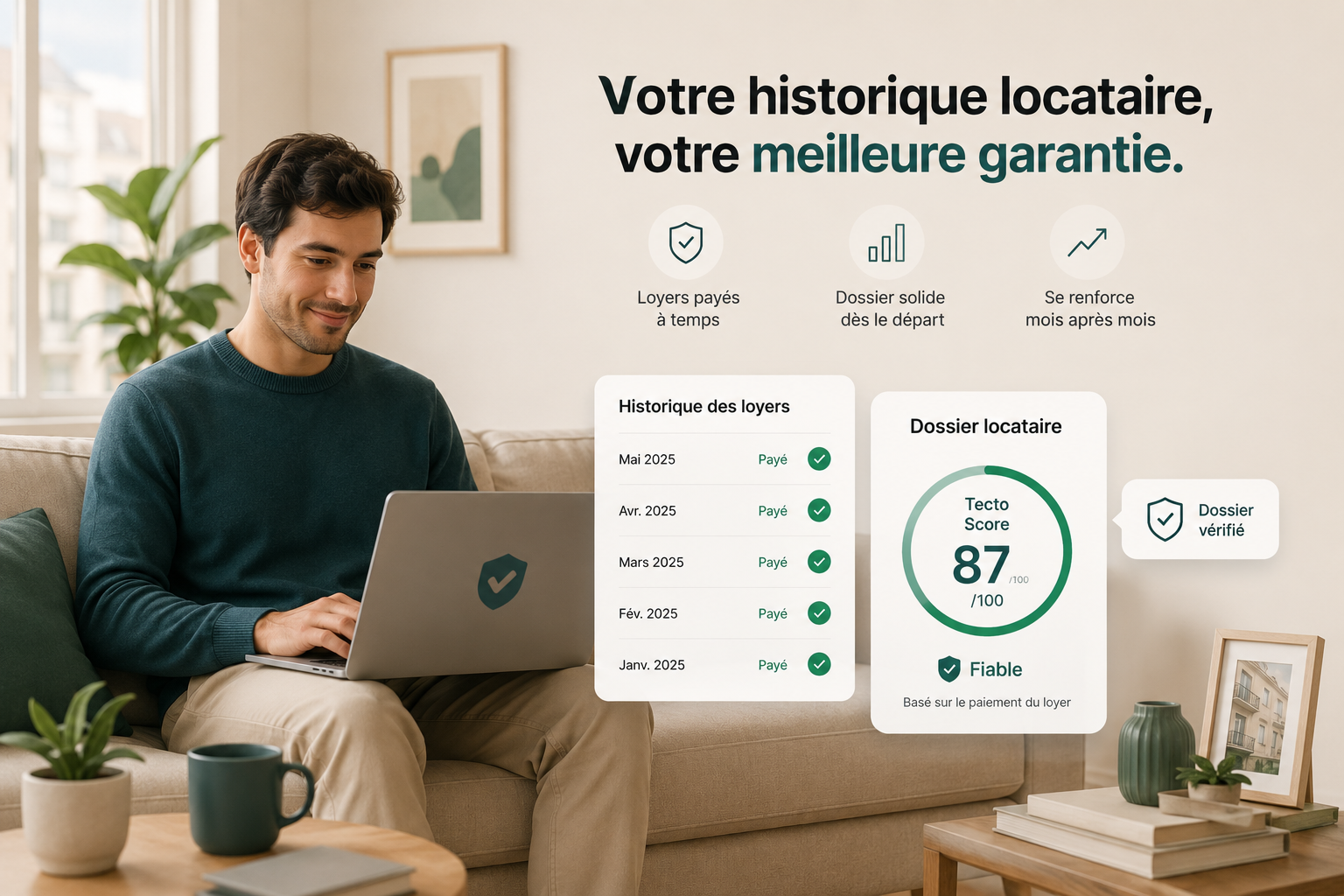 Votre historique locataire, votre meilleure garantie